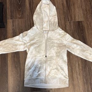 DSG grey and white zip up kids